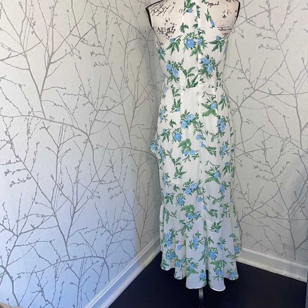 Disney Princess Juniors Floral Ruffle midi dress,‎ Size Medium - Picture 3 of 10